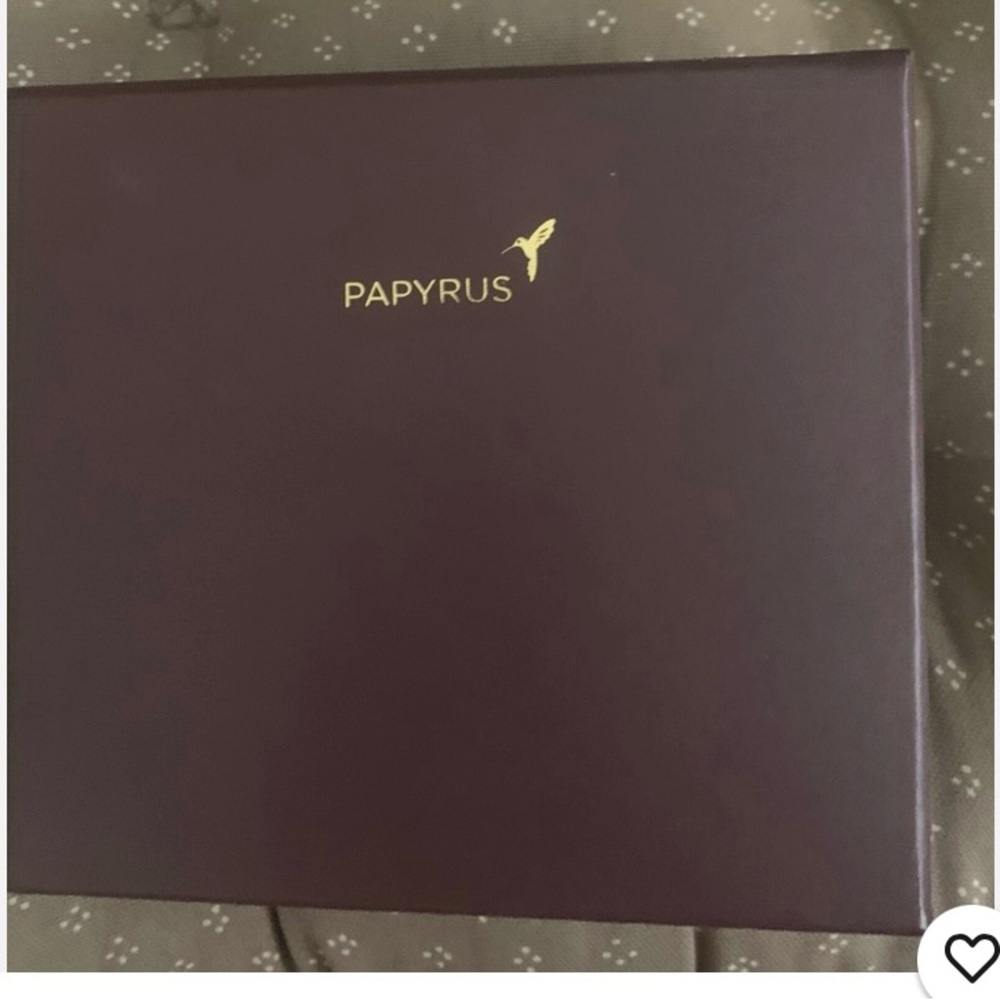 Rare Papyrus Keepsake Box for Dresser/Nightstand/Office - NIB